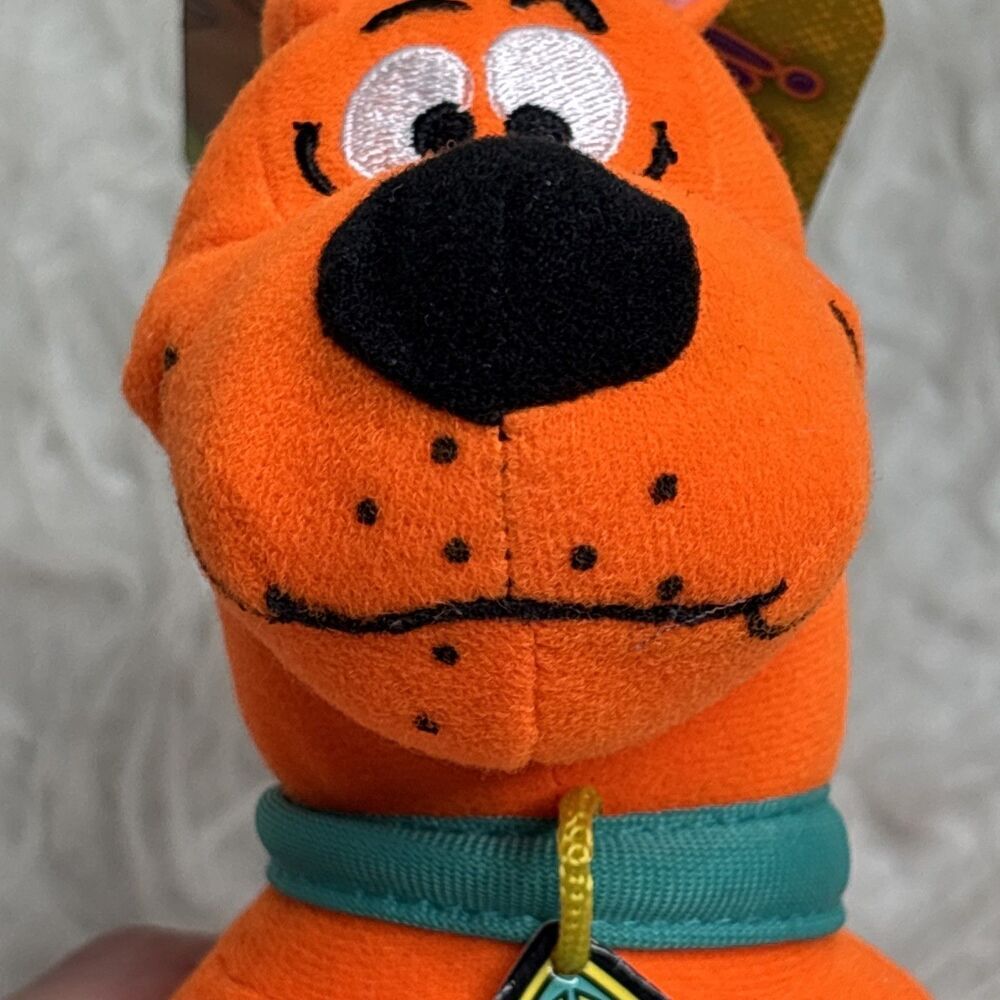 βNWTβ ~Scooby-Doo Fluorescent Plush Neon Orange Toy Factory 9" Halloween π ~ β - Picture 15 of 16